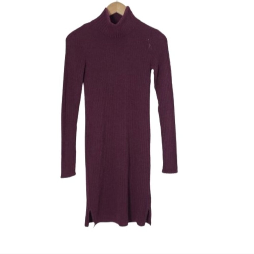 Aritzia Wilfred Free Mariel Ribbed Mockneck Sweater Dress Women's Size XS
